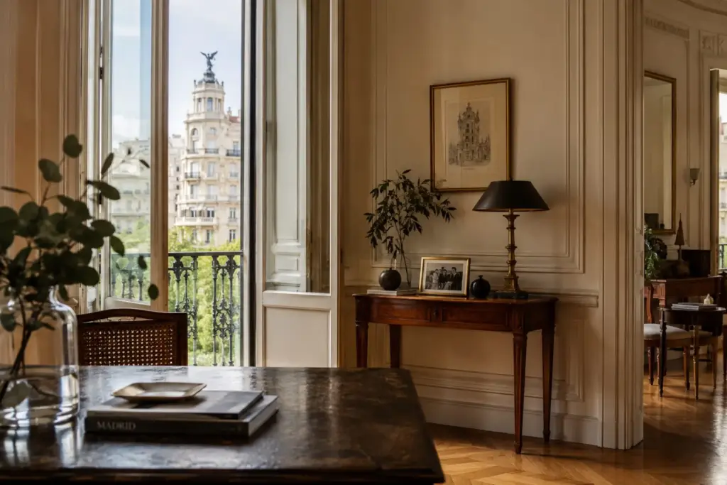 Interior de una vivienda familiar heredada en Madrid